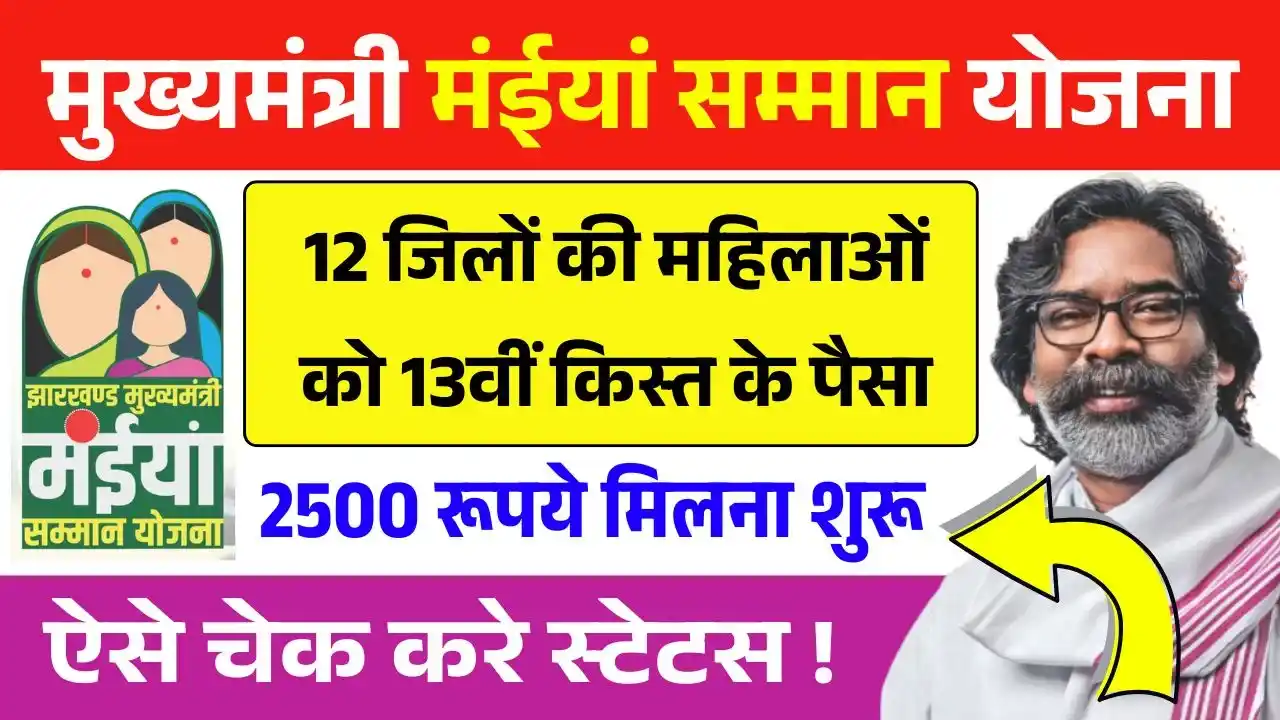Maiya Samman Yojana 13th Installment Release
