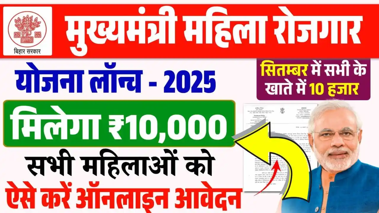 Mukhyamantri Mahila Rojgar Yojana 2025